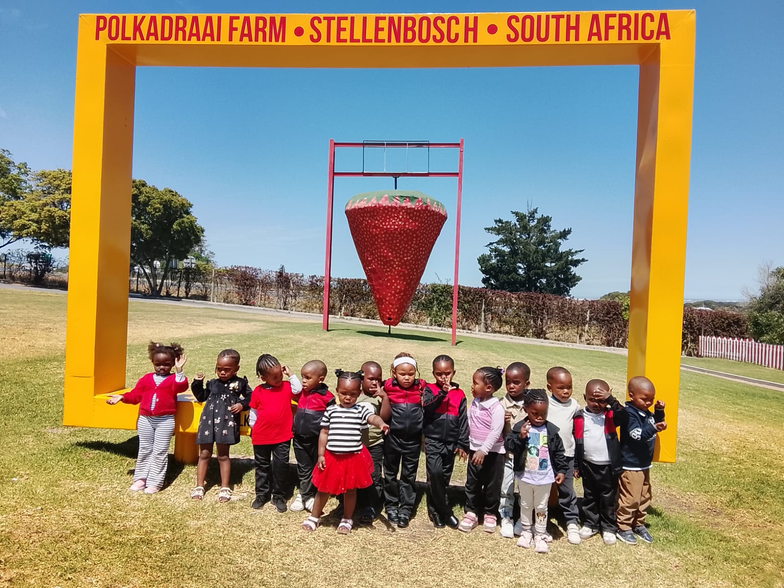 Kwazondi learners on a farm outing